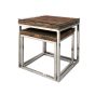Railway Sleeper Nest Of 2 Tables