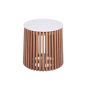 Side Table With Marble Top by Indus Valley