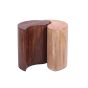 Dual-Tone Round Side Table