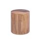 Dual-Tone Round Side Table