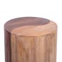 Dual-Tone Round Side Table
