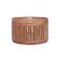 Round Tray-Top Coffee Table With Slatted Base by Indus Valley
