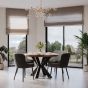 Hoxton Round Dining Table by Indus Valley