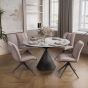 Round Ceramic Table 3mm With Conical Base by Indus Valley