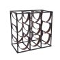 9 bottle leather sling square Wine Rack by Monologue | Style Our Home
