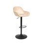 Chevy Gas Lift Bar Stool - Oyster Moleskin SET OF 2 by Monologue | Style Our Home