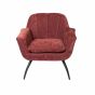 Shelby Cocktail Chair - Chenille Berry by Monologue | Style Our Home