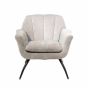 Shelby Cocktail Chair - Chenille Grey by Monologue | Style Our Home