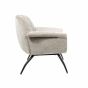 Shelby Cocktail Chair - Chenille Grey