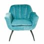 Shelby Cocktail Chair - Chenille Ocean by Monologue | Style Our Home