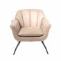 Shelby Cocktail Chair - Moleskin Oyster by Monologue | Style Our Home