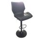 Alfa Gas Lift Bar Stool Vegan Leather Grey