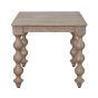 Carob Side Table - Greywash