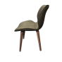 Alfa Dining Chair Olive Green Twill Wood Leg SET OF 2 by Monologue | Style Our Home