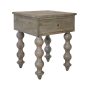 Carob Bedside - Greywash