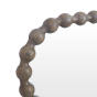 Carob Oval Mirror - Greywash