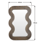 Wiggle Mirror - Greywash