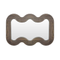 Wiggle Mirror - Greywash
