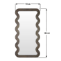 Wiggle Mirror - XL - Greywash