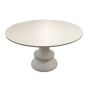 Procida Round Outdoor Dining Table - Natural White by Monologue | Style Our Home