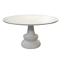 Procida Round Outdoor Dining Table - Natural White