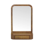 Mango Lounge Mirror with Shelf