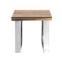 Railway Sleeper Lamp Table by Indus Valley