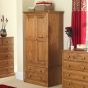 Henley Pine Double Wardrobe with Drawers