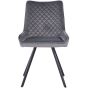 Jager N Velvet Light Grey - Black Legs by Hertiance Furniture | Style Our Home