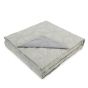 Linen Look Hexagonal Quilt Grey by Malini | Style Our Home