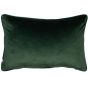 Matt Poly Velvet With Piping Pinegreen by Malini | Style Our Home