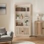 Calderwood Carved Mango Wood Bookcase