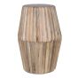 Calderwood Carved Mango Wood Side Table by Karvello Designs | Style Our Home