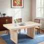 Calderwood Carved Mango Wood Dining Table 6 Seater