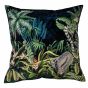 Emb Lemur On Black Velvet Cushion by Malini | Style Our Home