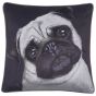 Hand Painter Pug On Velvet by Malini | Style Our Home