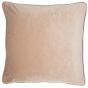 Plain Velvet Piped Beige by Malini | Style Our Home