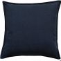 Poly Linen Mix With Flange Tia Navy  by Malini | Style Our Home