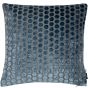 Small Hex Cut Velvet  Blue by Malini | Style Our Home