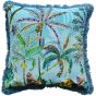 Palm Trees On Blue Embellished by Malini | Style Our Home