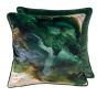 Printed Cushion Green Spilt Paint by Malini | Style Our Home