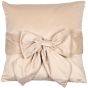 Velv Cushion With Bow Cream by Malini | Style Our Home