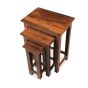 Jali Living Chunky Nest of 3 Tables