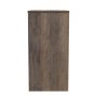 San Jose 3 Drawer Midi Deep Chest in White Matt & Vintage Oak