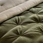 Opulent Velvet Bedspread Green