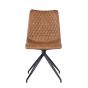 Vali S Pu Brown - Swivel Black Legsby Hertiance Furniture | Style Our Home