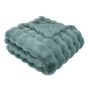 Soft Bubble Thr In Faux Raffles Rabbit Seafoam by Malini | Style Our Home