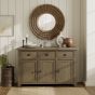 Sartene Oak Large 3 Drawer/ 3 Door Sideboard by Hertiance Furniture | Style Our Home