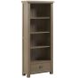 Sartona Oak Large Bookcase With Drawer