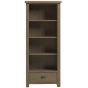 Sartona Oak Large Bookcase With Drawer